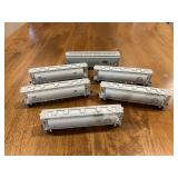 6 MP Railroad Train Cars