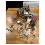 Vtg Model Railroad Buildings Set