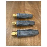 3 Dinse Welding Connectors