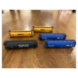 5 N Scale Cylindrical Hopper Assortment