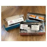 Vtg HO Scale Rio Grande Boxcars
