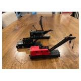 HO Scale Crane Cars, Set of 3