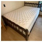 Wooden Bed Frame With Mattress