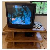 TV with Stand and Accessories