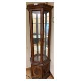 Wood and Glass Display Cabinet