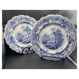 Antique Mayer Oriental Scenery Plates