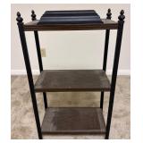 Metal Stand With Three Shelves