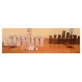 Carved Stone Figurine Set