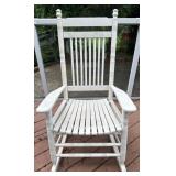 Cracker Barrel Wooden Rocking Chair