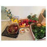 Artificial Fruits and Decor