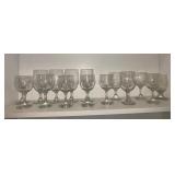 Clear Stemmed Glasses