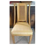 Wood Chair with Cane Backrest