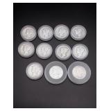 (11) Mercury Silver Dimes