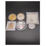 (5) Novelty Coins