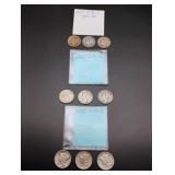 Mercury Dime P,D,S Coins from 1937, 1938