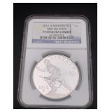 NGC PF69 Ultra Cameo 2012 W Infantry Silver $1