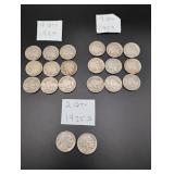 (20) Assorted Date Buffalo Nickels