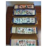 (5) Boxes of Football Cards