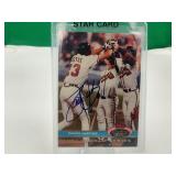 1991 Topps Stadium Club David Justice Autographed