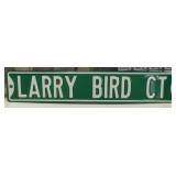Larry Bird Court Street Sign