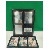 Olympic and Larry Bird Cards in Plaques