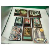 Collection of Small Larry Bird Plaques