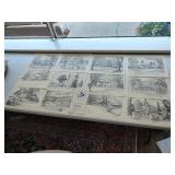 12 Prints of Lucille Hobbie Sketches