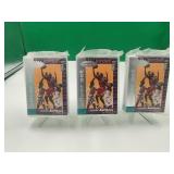 (3) 1995-96 UD CC You Crash the Game Silver Sets