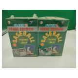 (2) 1993 Fleer Baseball Final Edition Sets, Sealed