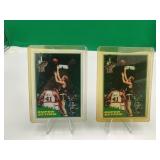 (2) 1981-1982 Topps Larry Bird #101