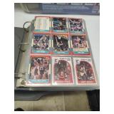 Binder of Basketball Cards
