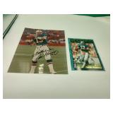 Autographed Dan Marino Photograph & Card