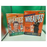 2 Boxes Unopened Wheaties Featuring Larry Bird