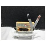 Case Trapper Amber Saw Cut Bone Knife