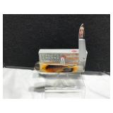 Case Trapper Lock Knife, Saw Cut Bone