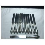 11 Sterling Silver Dinner Knives