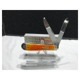 Case Trapper with Orange Peel Handles