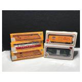 5 HO Scale Train Cars