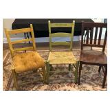 Three Assorted Chairs