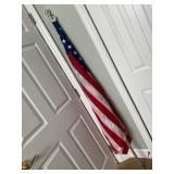 Outdoor American Flag with Pole
