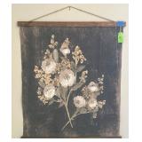 Floral Wall Hanging on Canvas