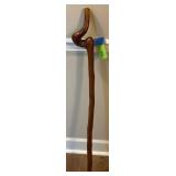 Wooden Walking Stick with Handle