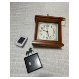 Clock, Thermometer, and Plate Set