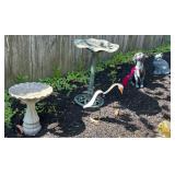 Garden Decorations With Birdbaths