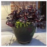 Decorative Plant Pot with Foliage