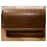 Singer Sewing Machine in Wooden Case