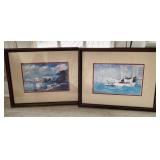 Framed Maritime and Landscape Prints