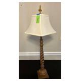 Wooden Table Lamp with Shade