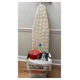 Ironing Board, Iron, Sewing Supplies