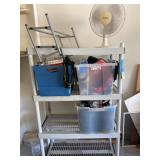 Storage Rack With Contents